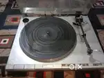 Record player,  projector, amplifier,  akai csmo 2 cassette player