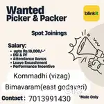 Blinkit Picker and packer