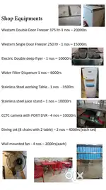 Shop Equipments