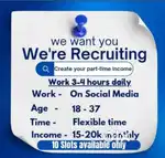 Part time work opportunity!!!