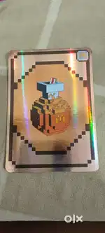 Minecraft portion skin colour card