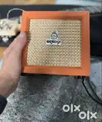 Orange Crush Mini Guitar Amplifier having built in Guitar tuner.
