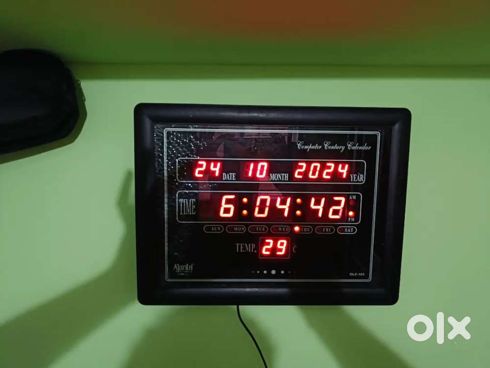 Ajanta digital wall clock