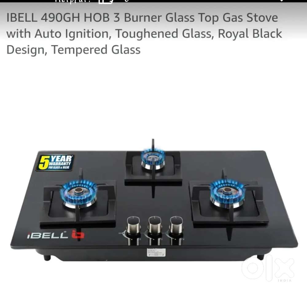 Automatic Gas Stove Hob Top 3 Burner