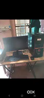 Computer New monitor cpu ups key board full set
