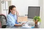 Receptionist and telecaller