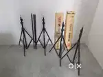 Tripod stand set of 2 with connecting rods set of 3