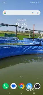 Fish farming tanks 20,000 litres capacity