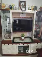 Tv showcase and Dewan sofa bed set