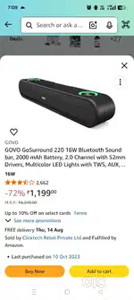 I want to sale my speaker with box.  Brand name govo