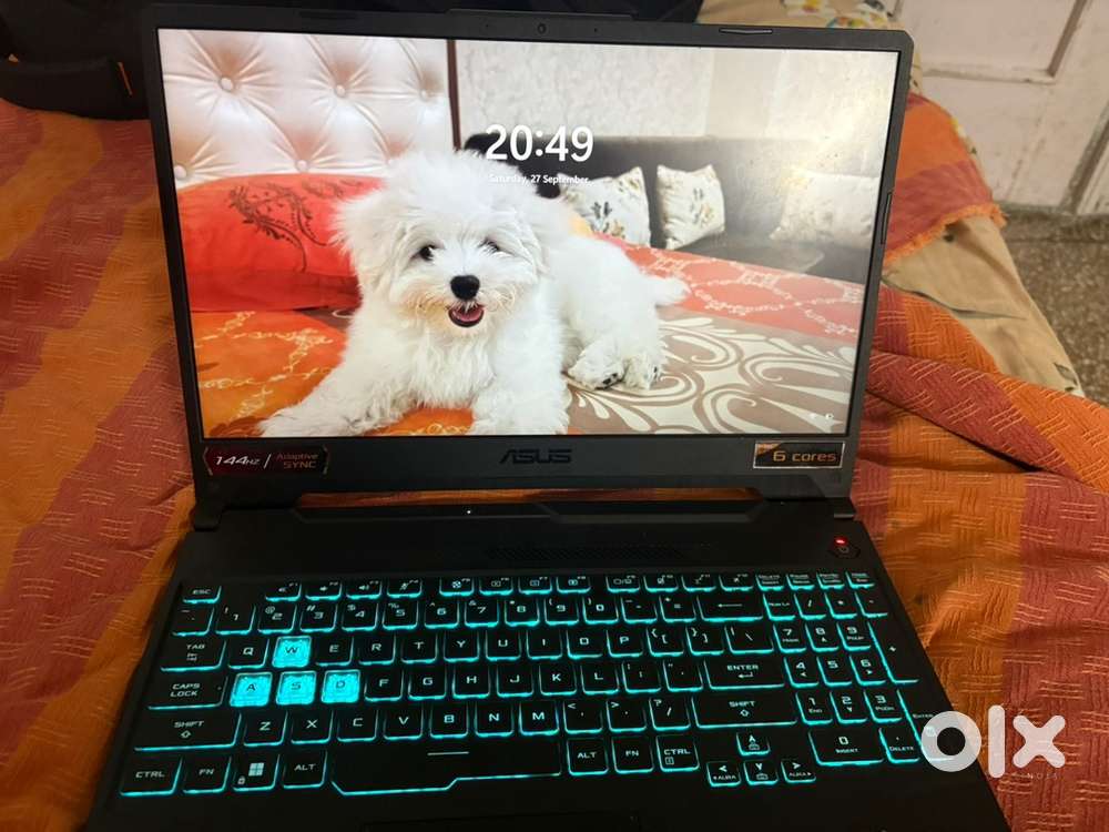 Asus Tuf A15 12 gb ram with 512gb ssd and GTX 1650 graphics card