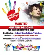 Designer for flex printing shop