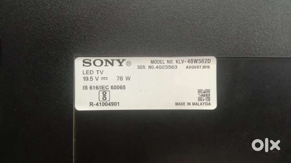 Sony Bravia klv48w562d led tv
