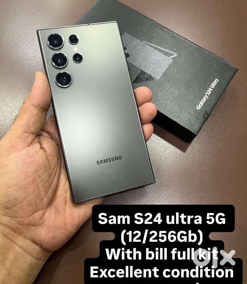 SAMsung galaxy s24 ultra with bill all accessories