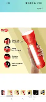 Eveready torch light new