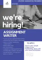 ASSIGNMENT WRITER-WORK FROM HOME