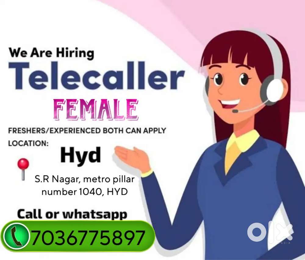 Looking for female office assistant with good communication skills.
