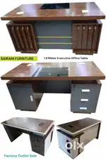 Sairam Furniture new 1.4 meter executive office table with drawer