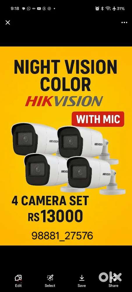 Cctv camera lowest price installation CP plus hikvision well secure