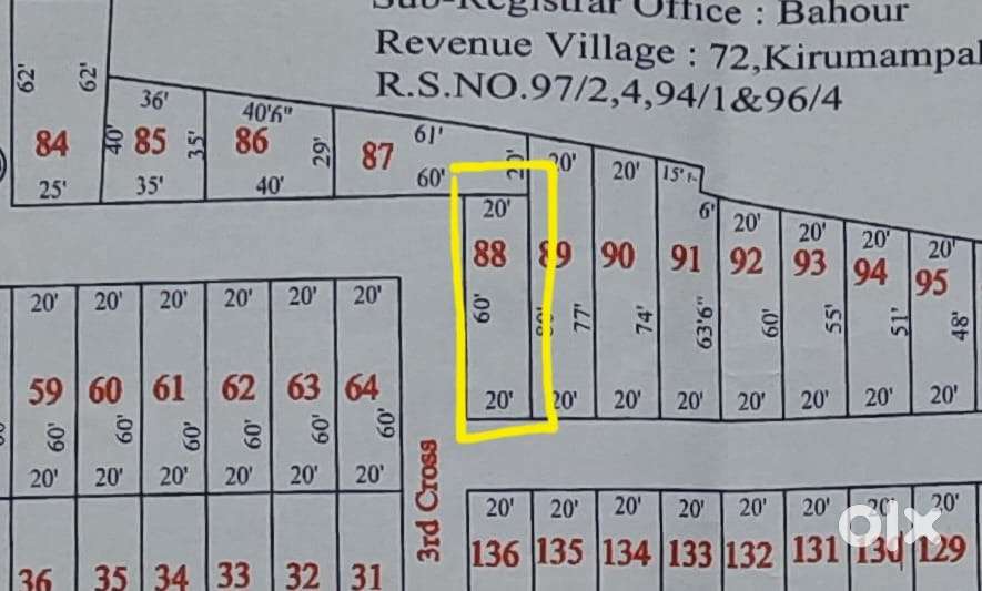 TPA Approved Corner plot in Pazhamudhir nagar Opp to Rajiv Gandhi clg