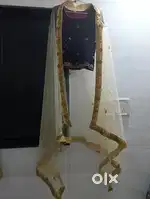 Velvet lehenga