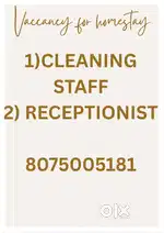 NEED STAFF FOR HOMESTAY