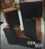 Sony 5 speakers front right left centre and surrounds. Rs 9,999.