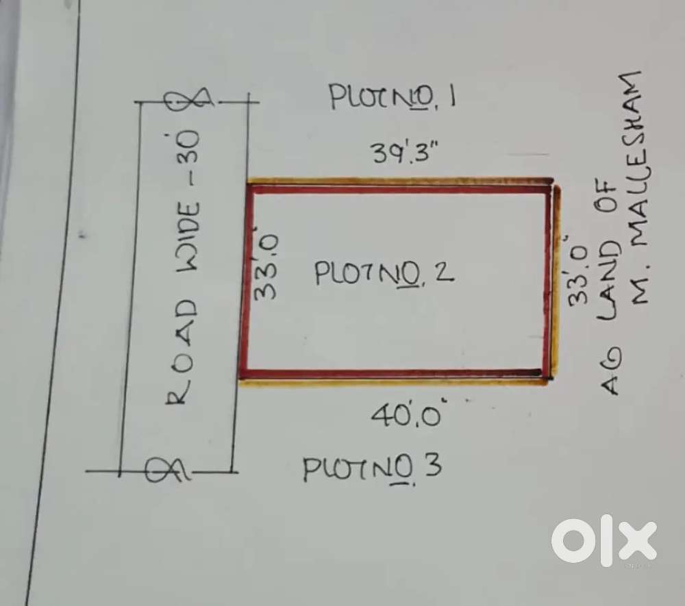 Old pullur Main road 2nd bit best investment for future.