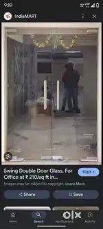 Glass door