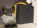 Sony Playstation Ps4 with two controllers