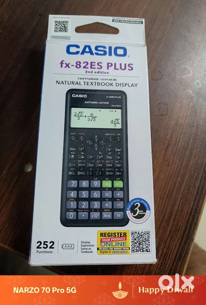 SCIENTIFIC CALCULATOR fx-82ES PLUS