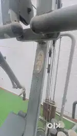 Multi gym with chest press bicep tricep shoulder