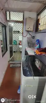 Gas line with gas gizar,two wheeler parking under house ,tital clear