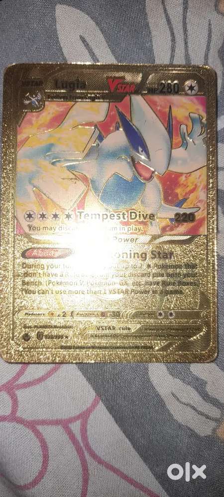 Golden Pokémon card