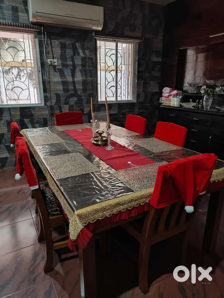 Dining table six chairs