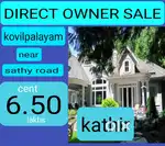 Saravanampatti NH sathy road 1km kovilpalayam plots for sale in C6.50L