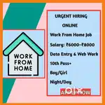 Work From Home Online Job Data Entry D2