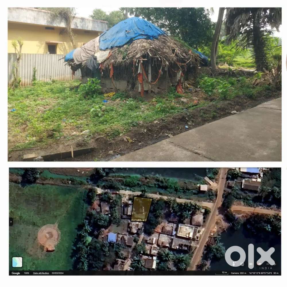4 Cents ( 1800 sft ) Land For Sale at Raparla , Pamaaru Mandalam