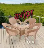 New canning out door garden furniture table with chairs cafe furniture