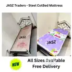 Home Furniture - Steel Cot Bed Mattress sales #IPL