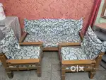 Wooden Sofa set with table
