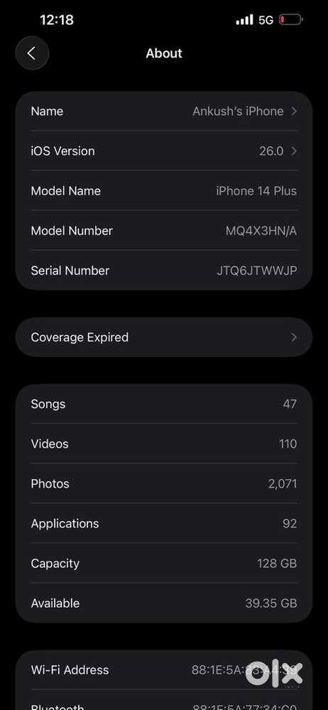 Iphone 14 plus 128gb