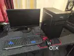 wrrnty i5 pc 8gb ram 256 gb ssd 500 gb hdd 18.5 inch led with ups