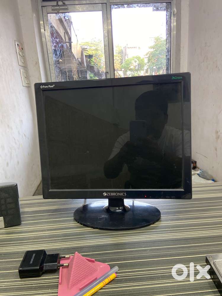 computer pc & monitor & key board & mouse avaiable set