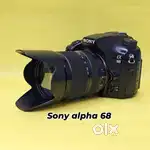 Sony Alpha 68 DSLR Camera with 18-135mm f/3.5-5.6 SAM Lens.