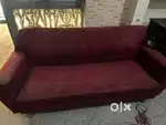 3-Piece Sofa Set – 1 Three-Seater + 2 Singles – Great Condition