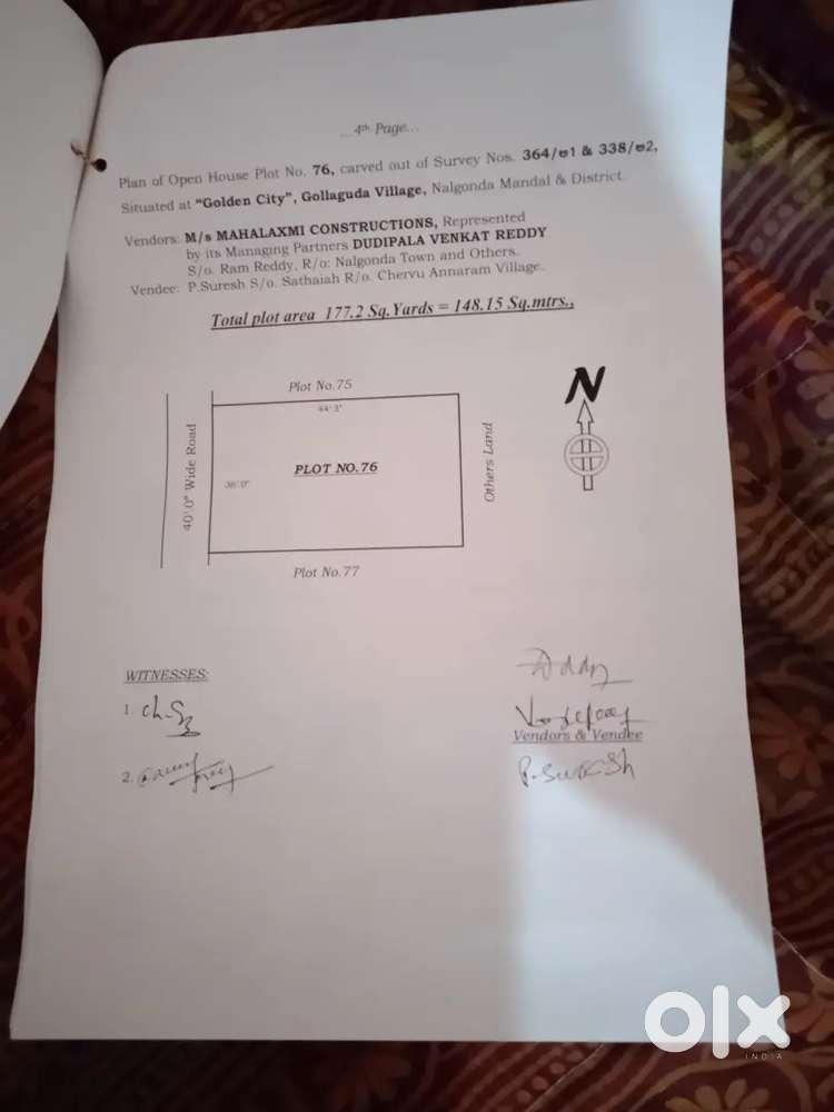 Golden city Collector office back said.MLG road.Nalgonda