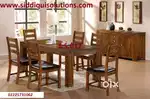 New best quality teakwood 6 seater dining set get direct from factory