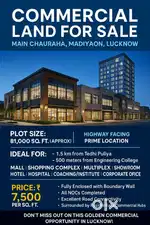 Build the Next Iconic Destination in Lucknow – Premium Commercial Land