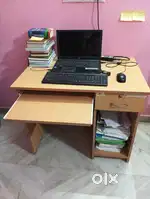 Working table computer table with revolving chair